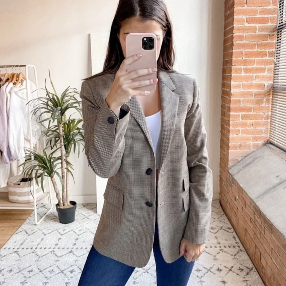 Rag & Bone Rona Houndstooth Blazer.‎